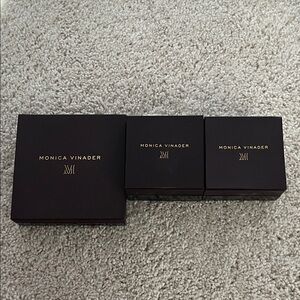 MONICA VINADER Men's Watch Set in Black and Brown